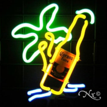 Neon Sculpture beach beer