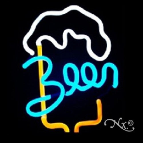 Neon Sculpture beer mug