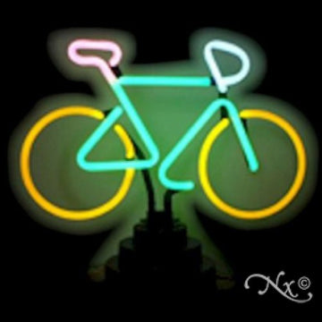 Neon Sculpture bike