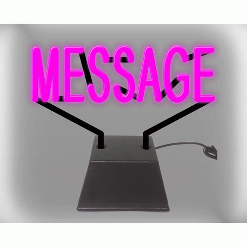 Custom Neon Sculpture Real Glass Tubing 13