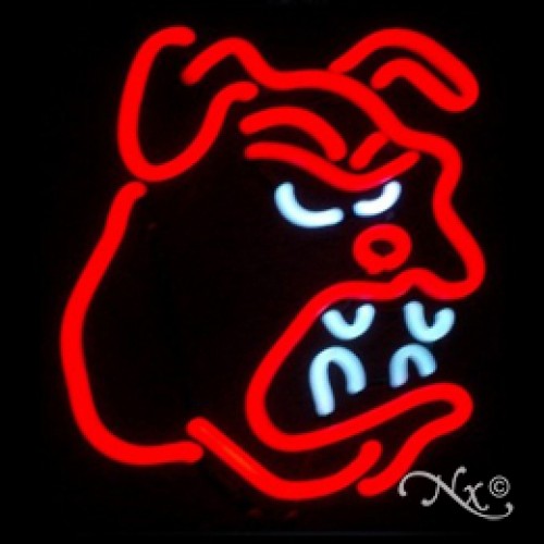 Neon Sculpture bulldog