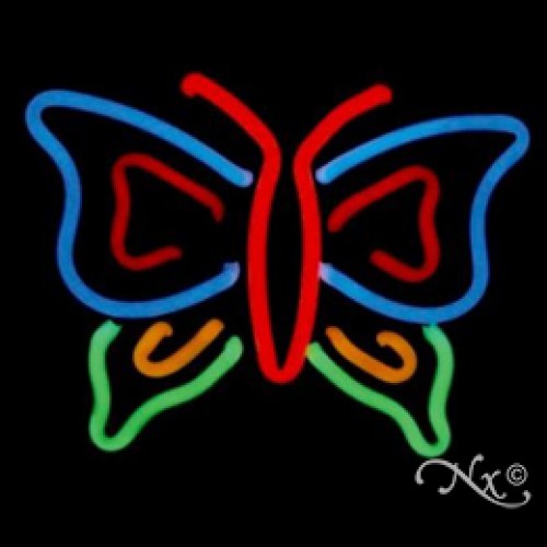 Neon Sculpture butterfly