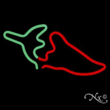 Neon Sculpture chili