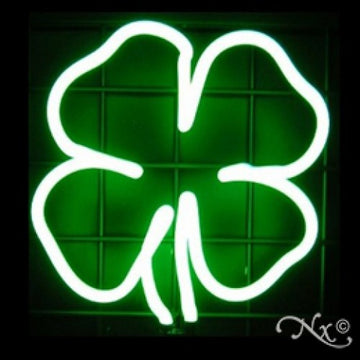 Neon Sculpture clover