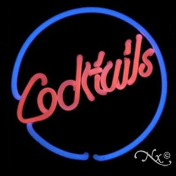 Neon Sculpture cocktails