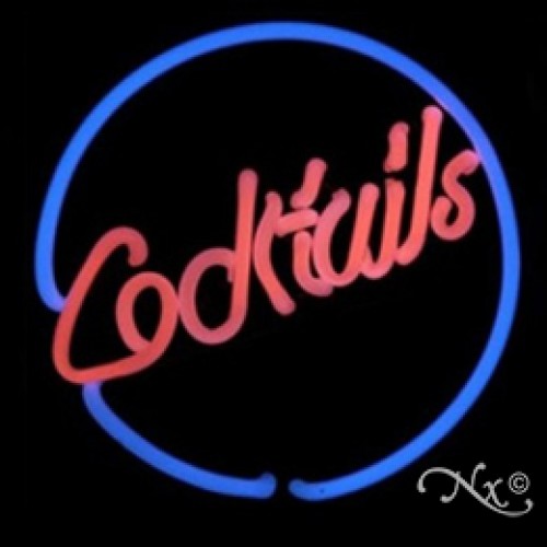 Neon Sculpture cocktails