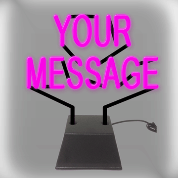 Custom Neon Sculpture 02