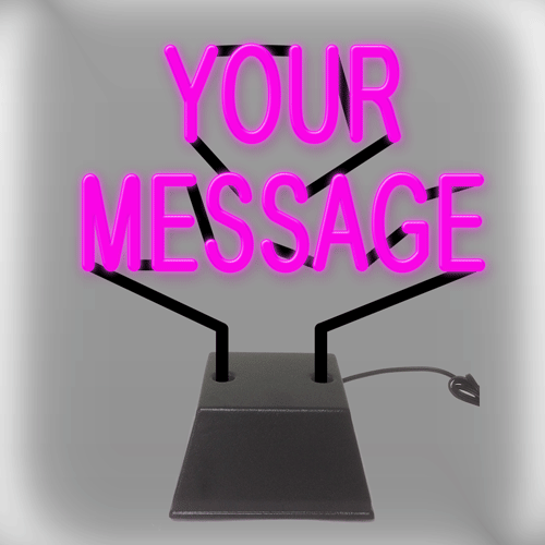 Custom Neon Sculpture 02