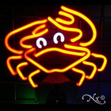 Neon Sculpture crab