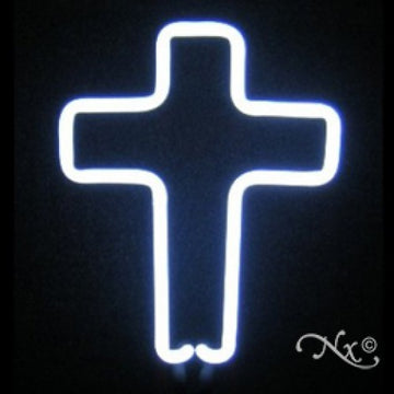 Neon Sculpture cross