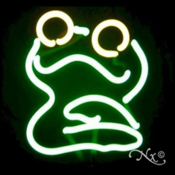 Neon Sculpture Frog
