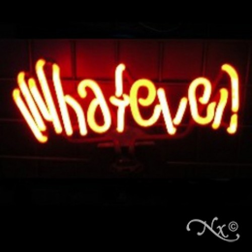 Neon Sculpture whatever