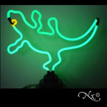 Neon Sculpture Gecko