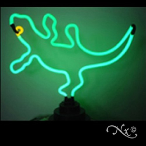 Neon Sculpture Gecko