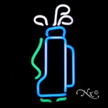 Neon Sculpture Golf Bag