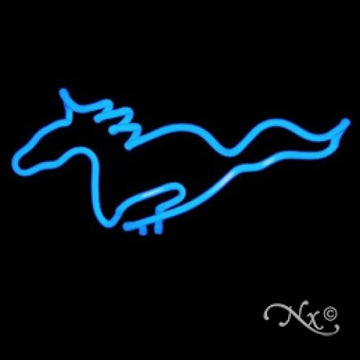 Neon Sculpture horse