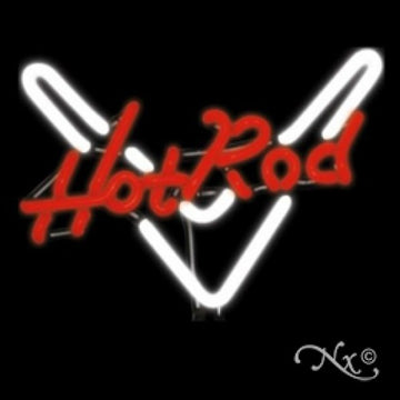 Neon Sculpture hot rod