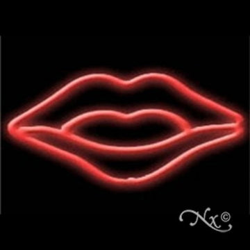 Neon Sculpture lips