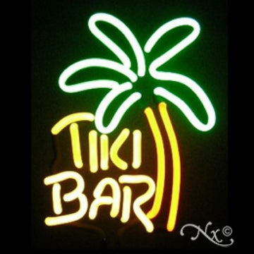 Neon Sculpture tiki palm