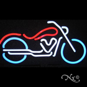Neon Sculpture motorcycle