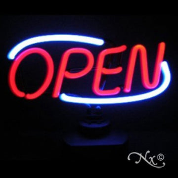 Neon Sculpture open swoosh