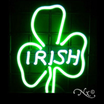 Neon Sculpture shamrock