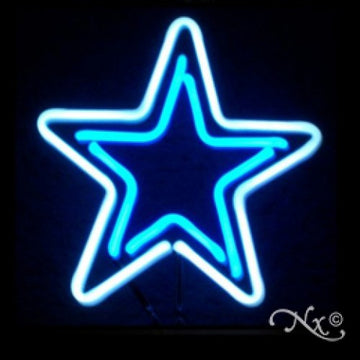 Neon Sculpture star